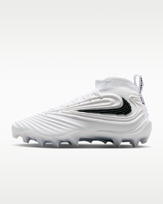 Nike Alpha Menace 5 Elite Men's Football Cleats - White/White/Black