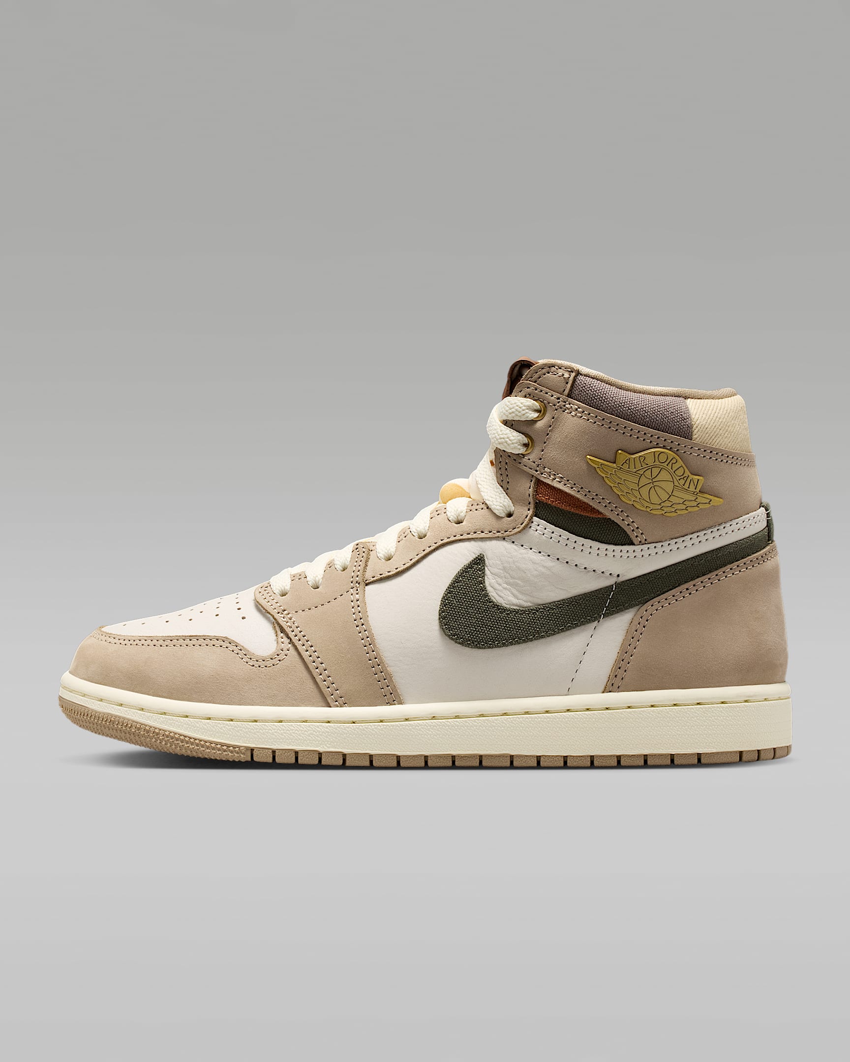 Jordan 1 High OG Khaki Women's Shoes - Khaki/Sail/Cargo Khaki